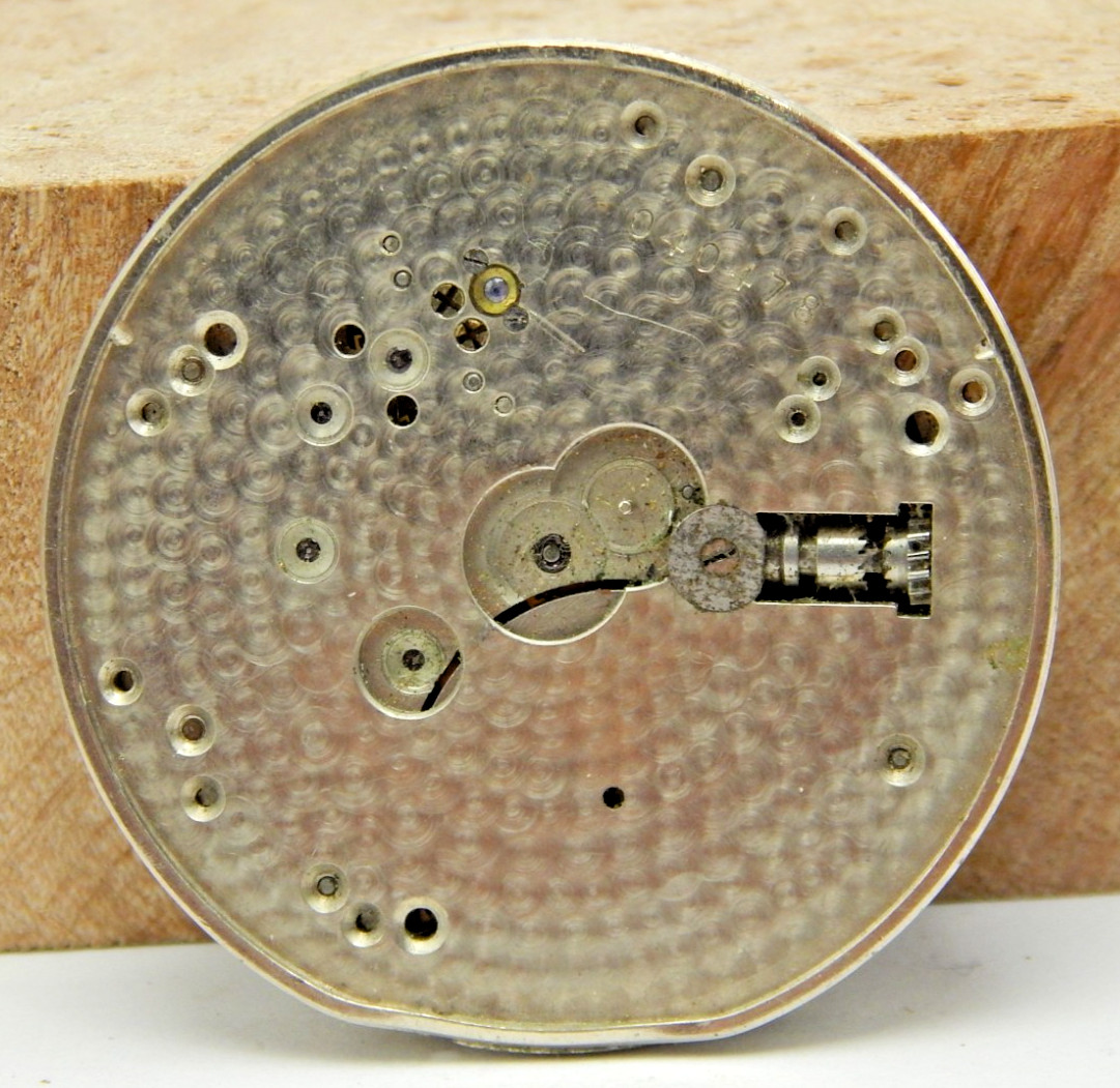 Antique 1908 Waltham Royal 12s 17 jewel adj open face pocket watch movement