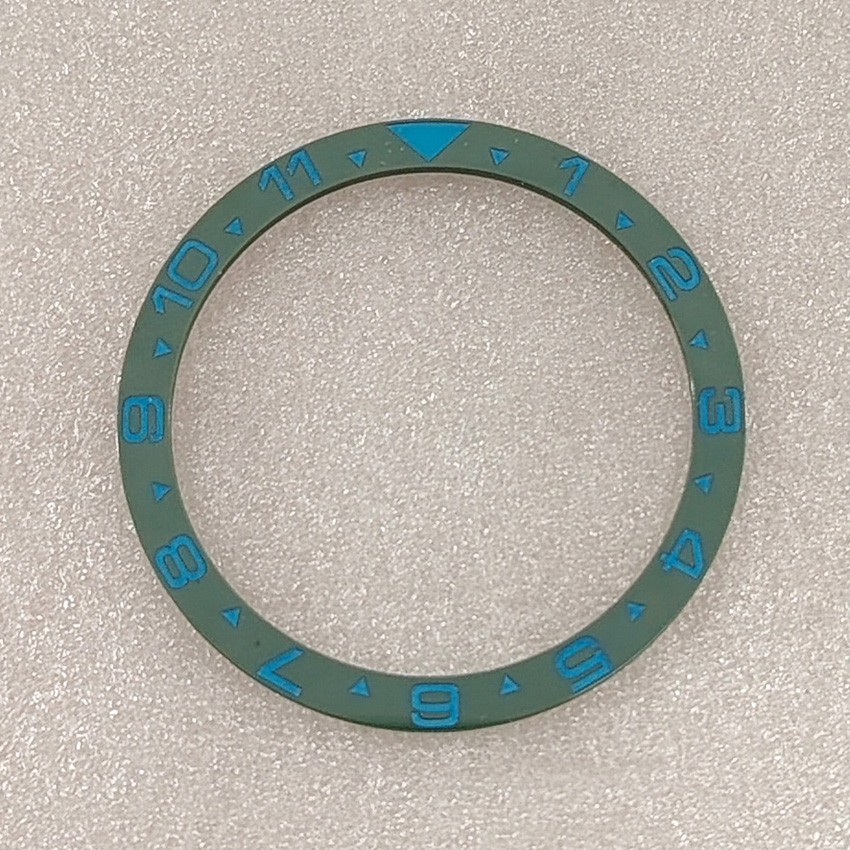 SUB Watch Numbers Circle 38mm&31.5mm Flat Ceramic Bezel Insert Watch Ring Cover