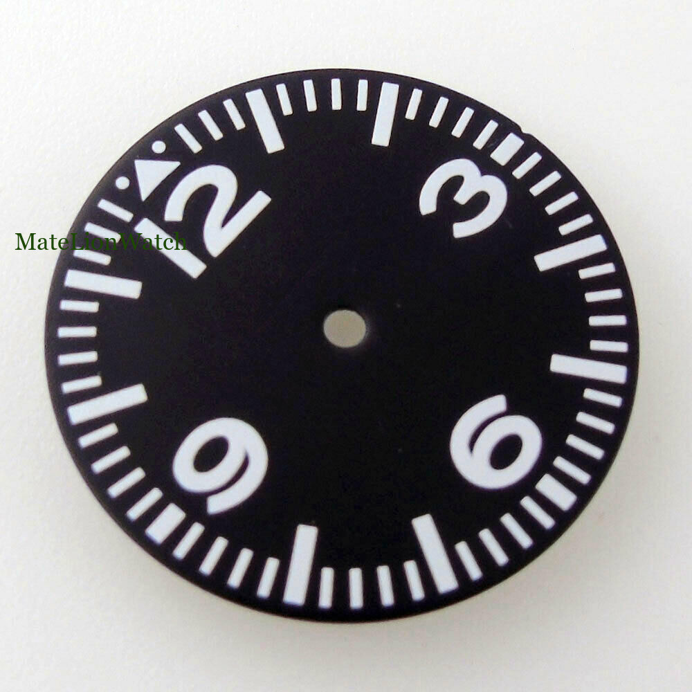 29mm Black Sterile Watch Dial For NH35 NH36 Miyota8215 DG2813 ST1612 Luminous