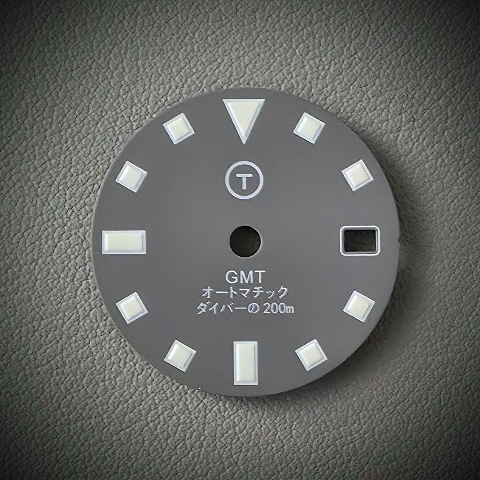 TLDC0611GMT Grey C3 / Seiko Mod PLGS GMT Dial NH34 4R34 SSK 28.5 28.5mm