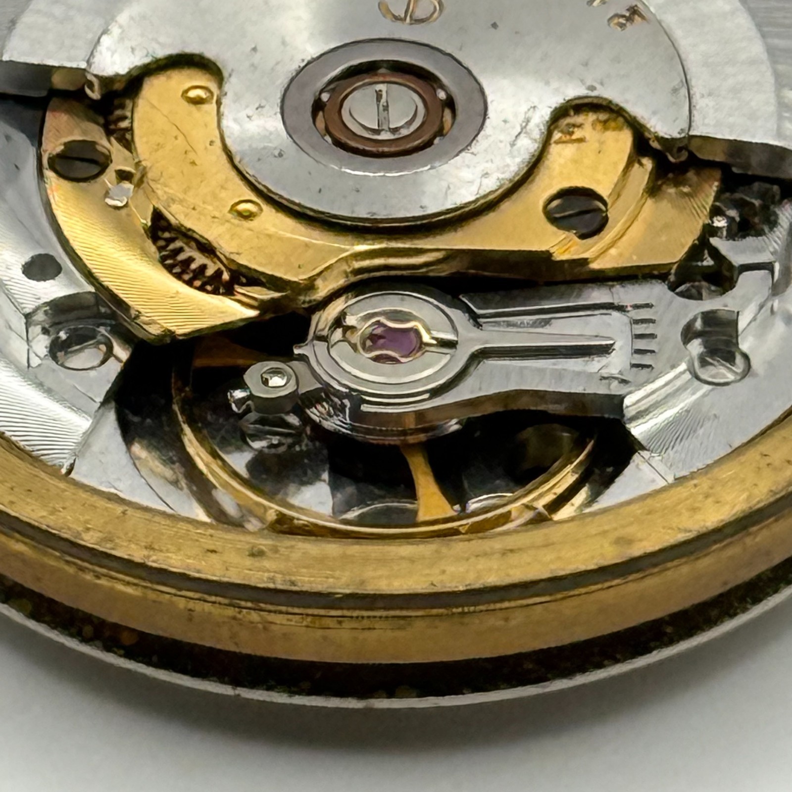 MSR S76/28 Watch Movement Garrard Date 21 Jewels Automatic Vintage Parts 30.4mm