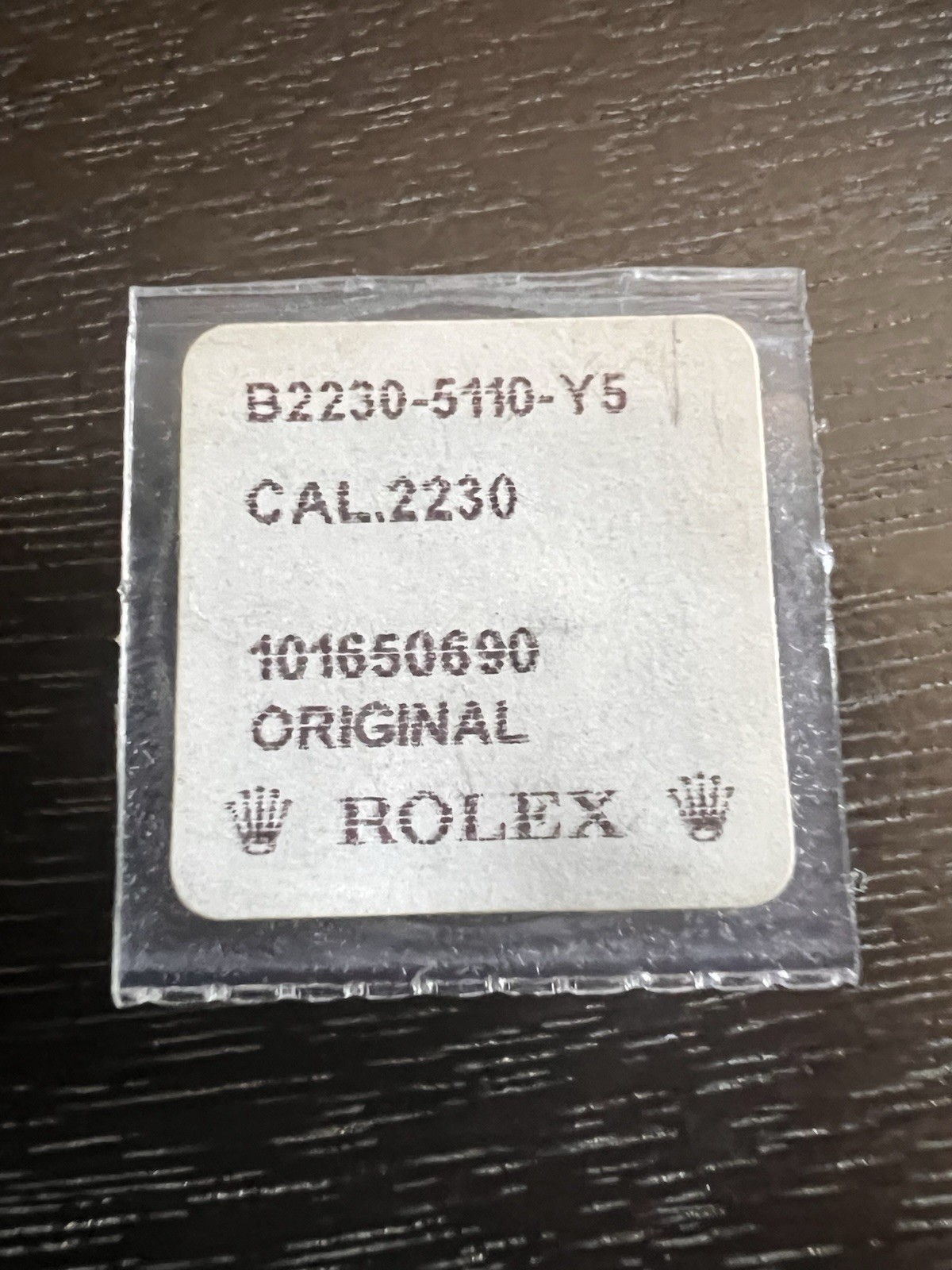 Genuine Rolex 2230 5110 5 Screws For Bridges Balance Etc.. Part Brand New