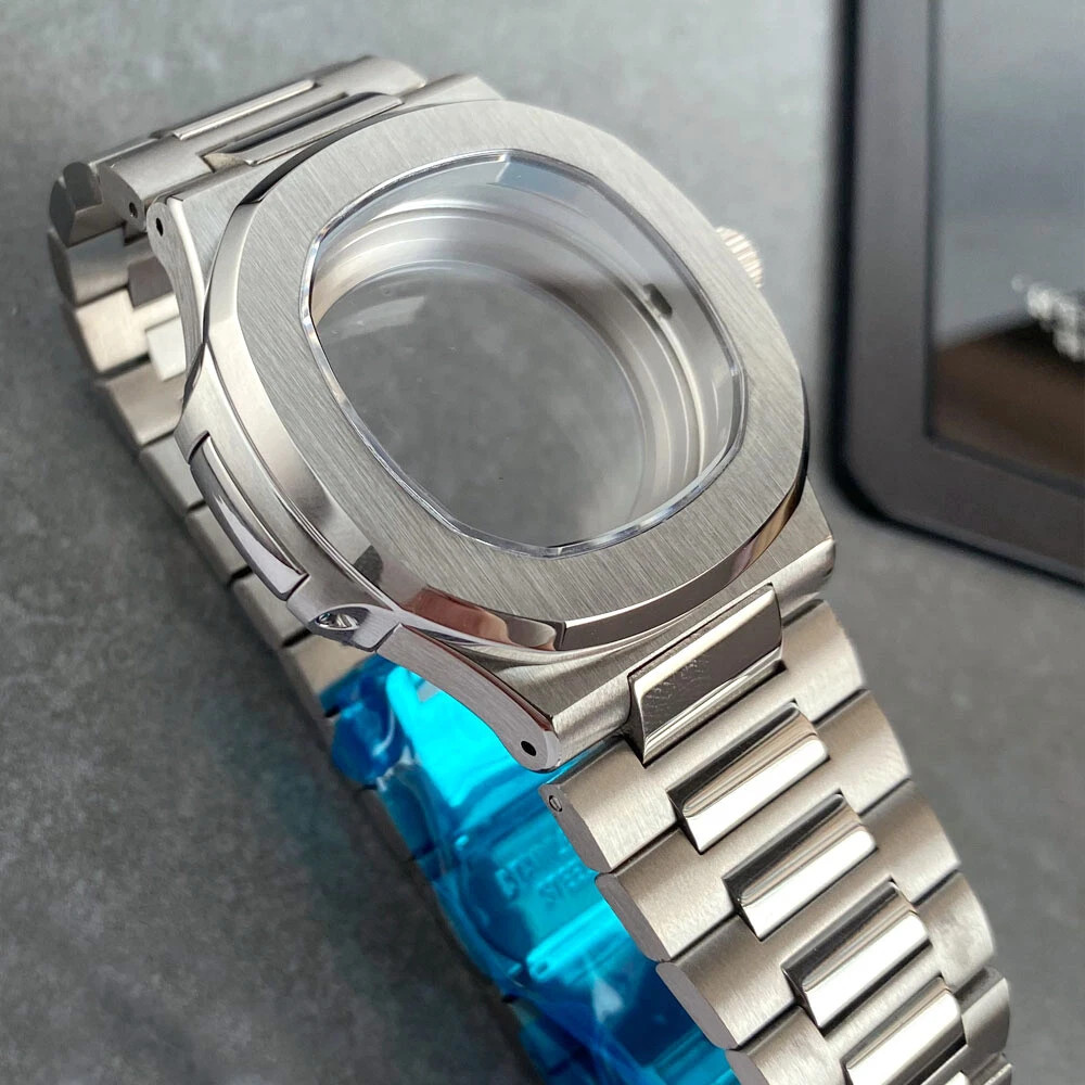 40mm NH35A Square Watch Case Replacement for NH36 NH38 NH70 Waterproof Sapphire