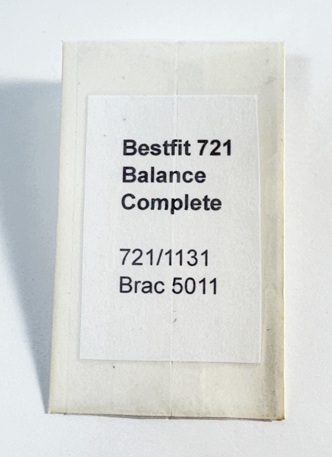 Vintage Bestfit 721 / 1131 (Ronda) Brac 5011 Balance Complete, Swiss Part, NOS