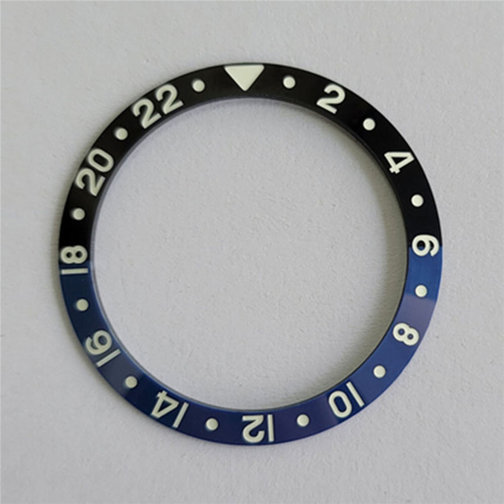 Bezel Ceramic Watch Bezel Green Luminous Watch Repair Upgrade Accessory Part