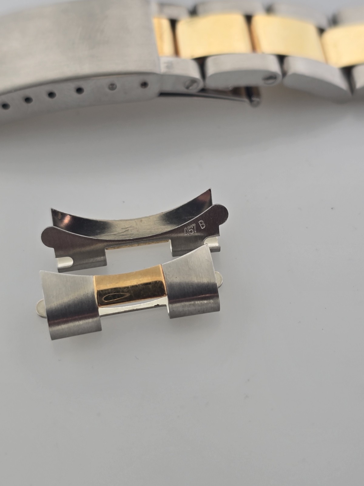 Rolex NOS 78353 18K/SS 19MM Bracelet For 33MM Datejust, Explorer Models.Unworn.