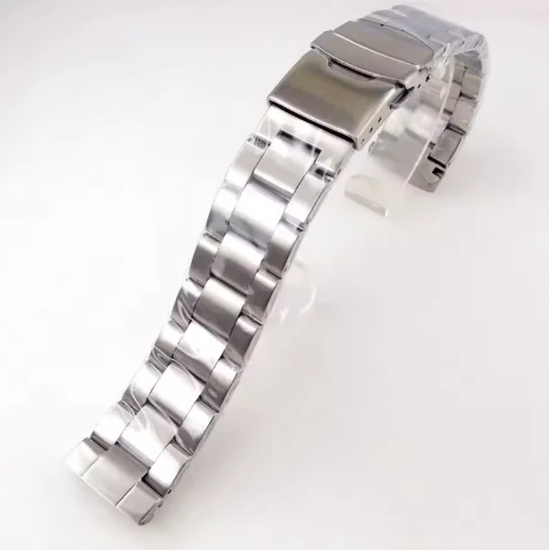 38Mm Stainless Steel Brushed 200M Diver Watch Case Black Dial Fit NH34 NH35 Dome