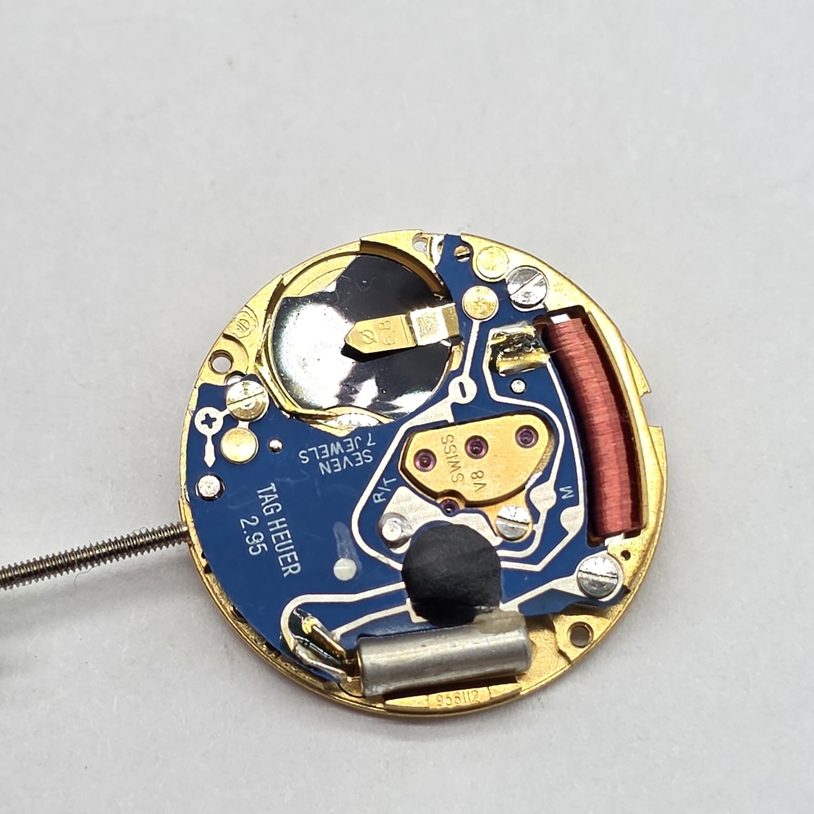 10 Tag Heuer Watch Movements Swiss V8 7 Jewels 17mm Parts Or Repair #S33