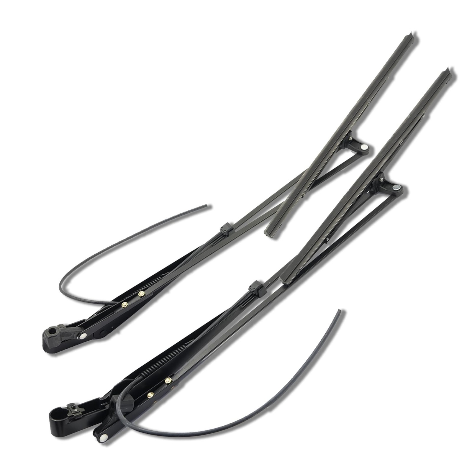 1 Pair Windshield Wiper Arm Fit Spray Nozzle and Blade Compatible with Kenwor…