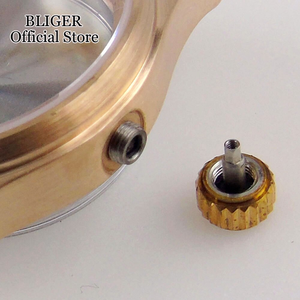 Cusn8 Real Bronze 36mm Diving Automatic Watch Case 200M Waterproof fit NH35 NH34