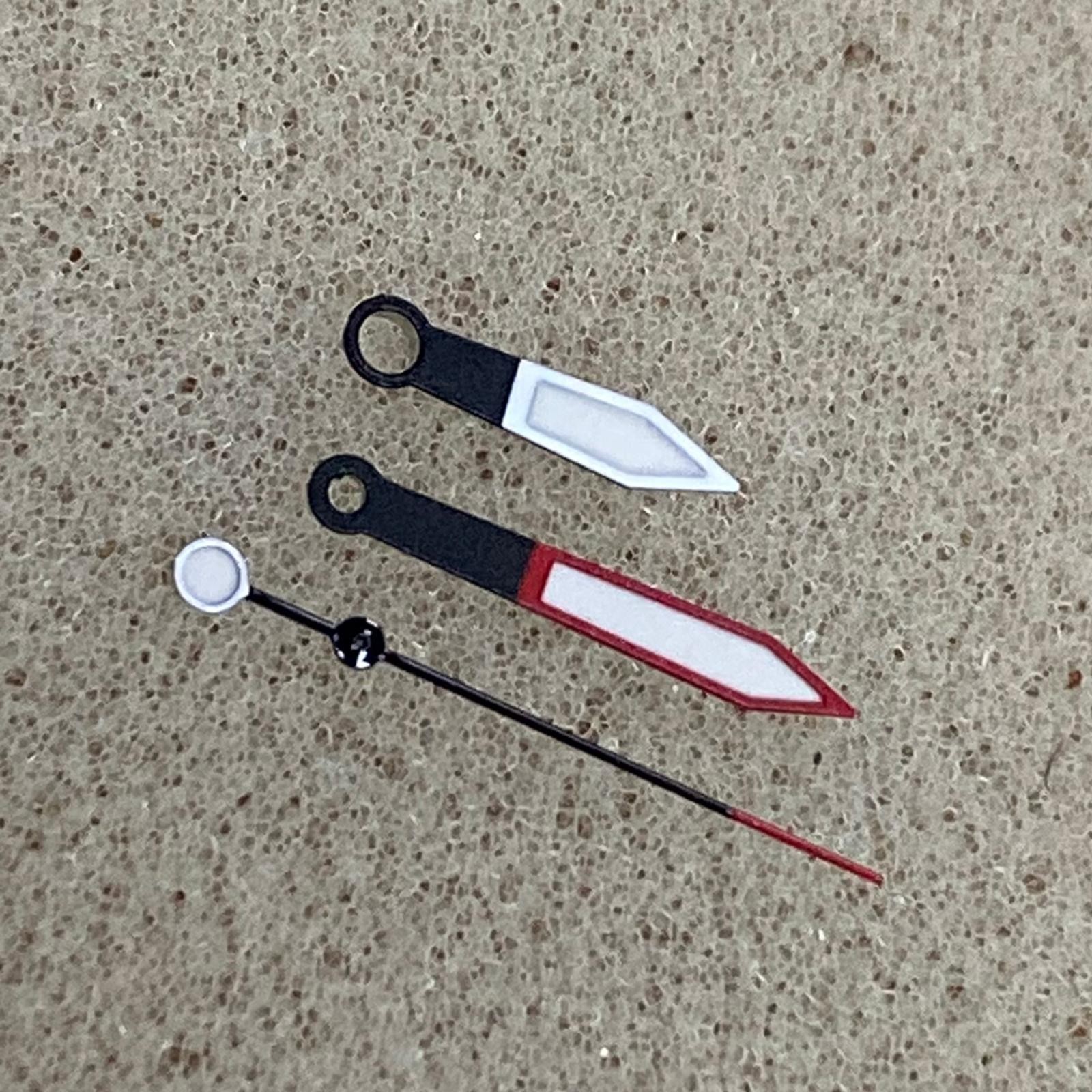 1 Set Watch Hands Three Pointers Green Luminous Needles For NH35 NH36 Movement a