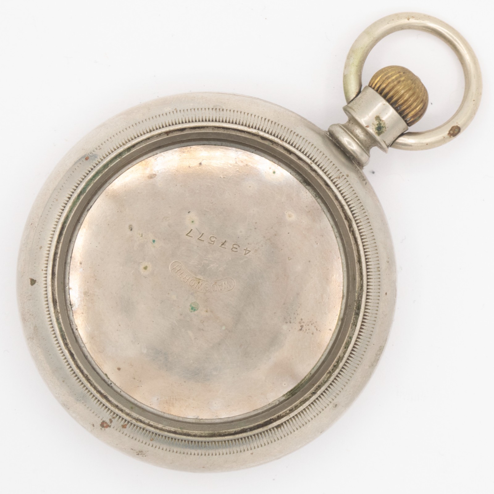 Wadsworth 59.1 x 86 mm 18 Size Nickel Alloy Antique Pocket Watch Case