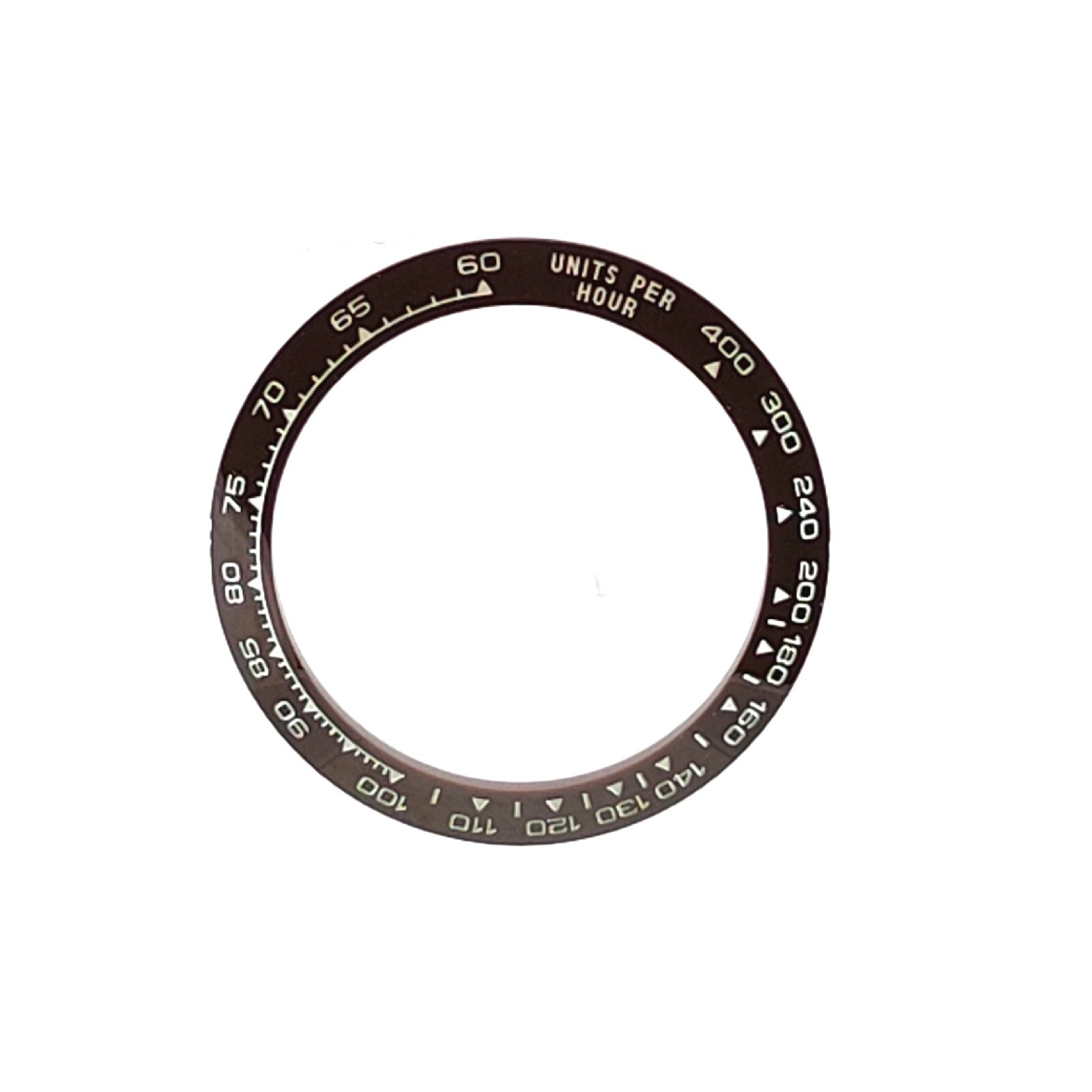 Geniune Rolex CERAMIC Brown Bezel for Platinum Daytona 116506