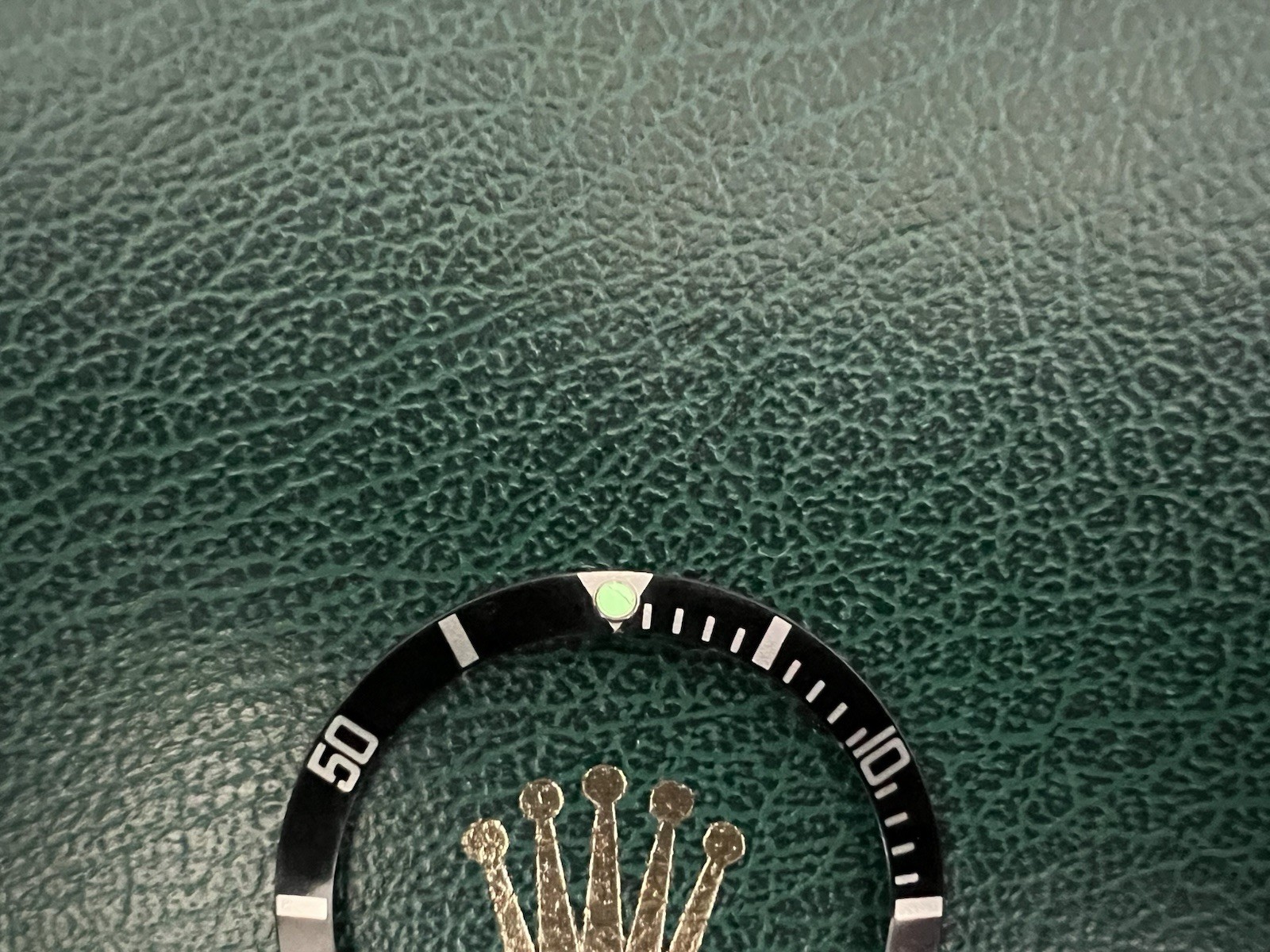 Genuine ROLEX Submariner 16610 16800 168000 “Flat 4” Black Bezel Insert -OC#1503