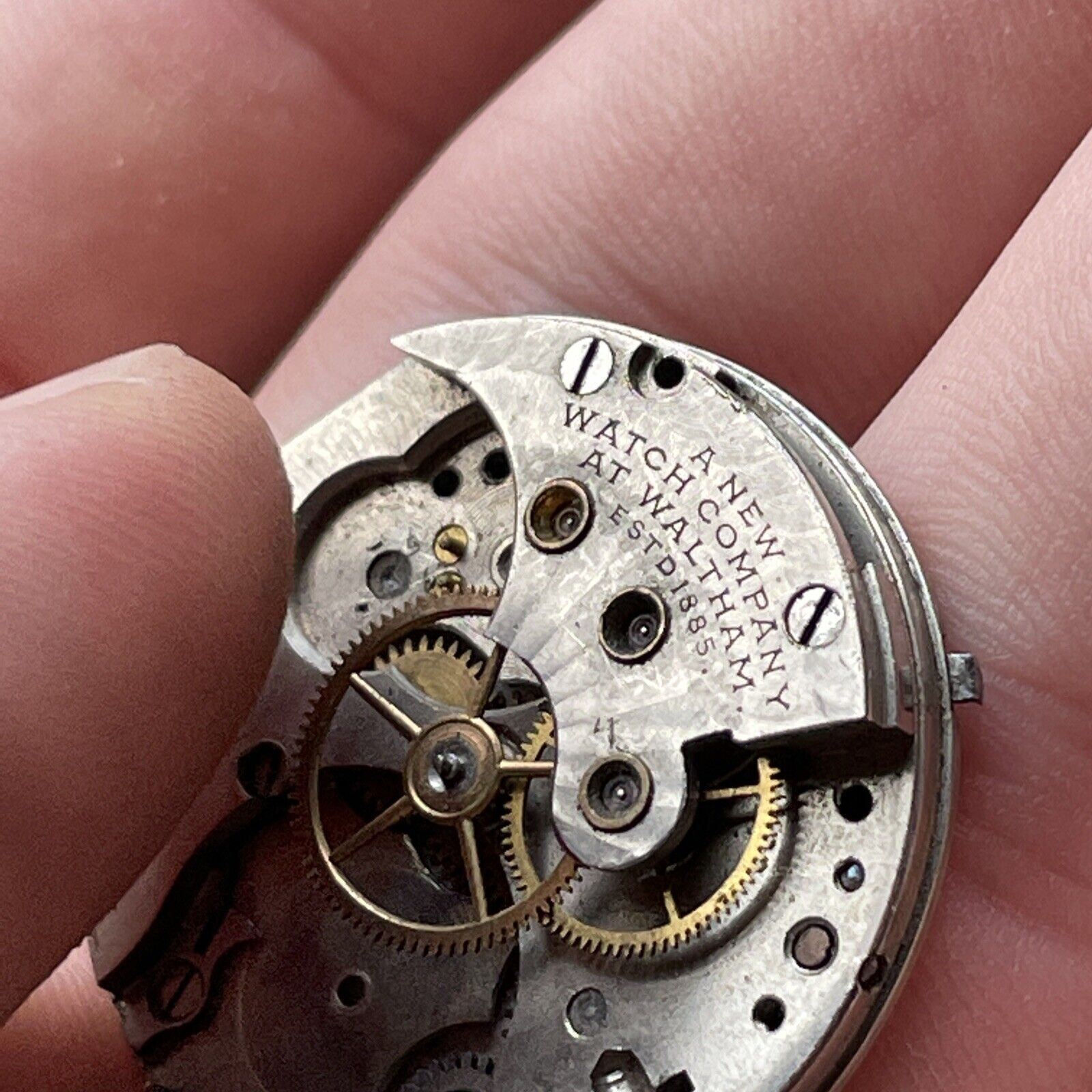 Vintage Waltham Watch Co. Face And Movement