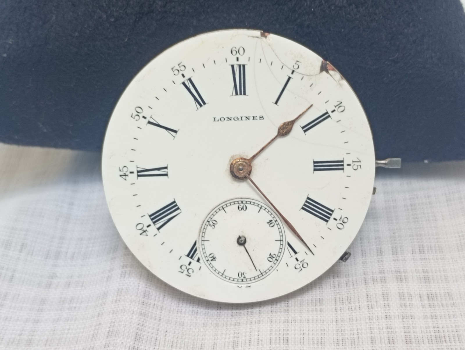 ANTIQUE LONGINES CAL. 18.50 POCKET WATCH MOVEMENT FOR REPAIR / PARTS