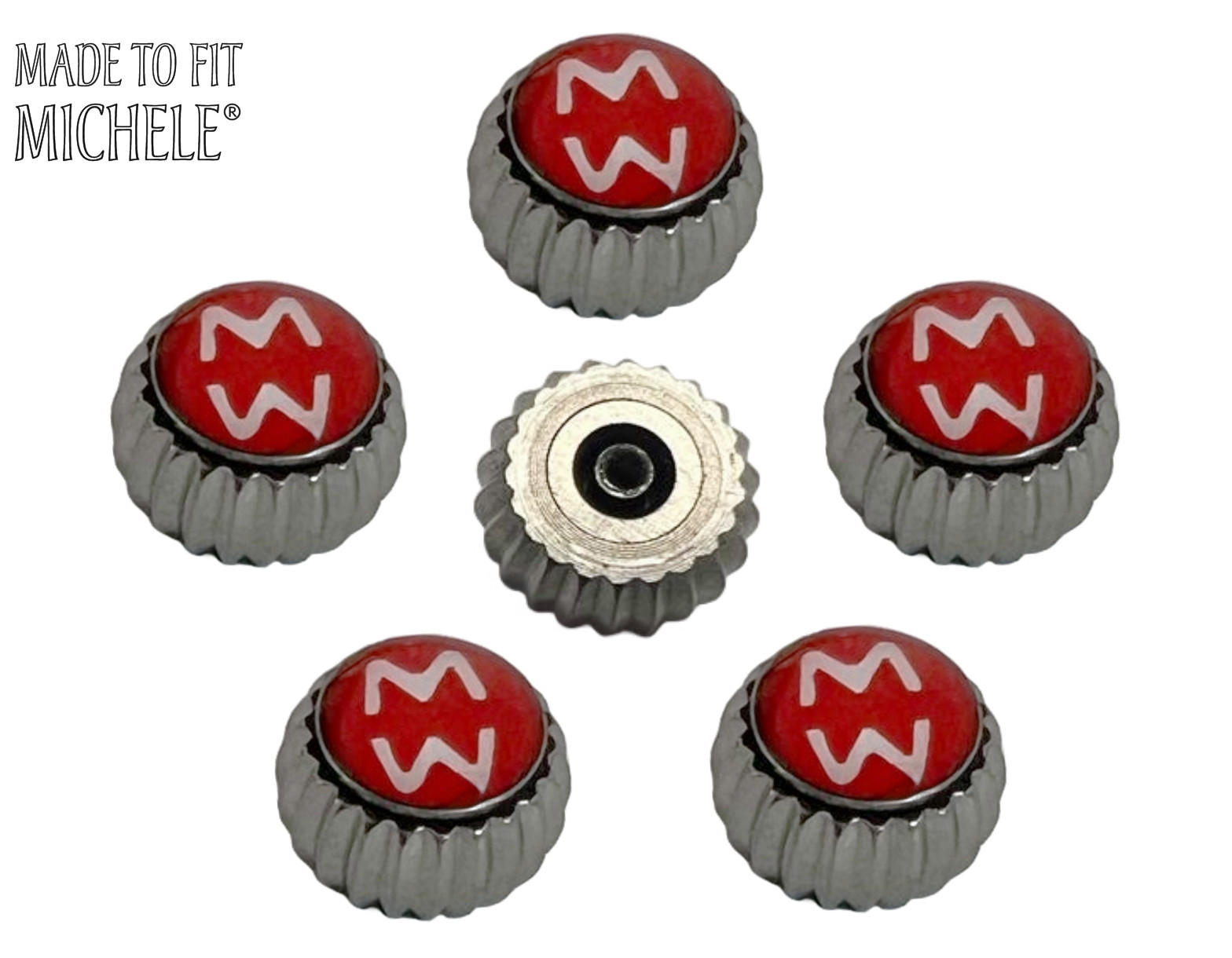 Lot of 5pcs Replicate Brand Watch Crown Size 4.8mm Made to Fit Michele®