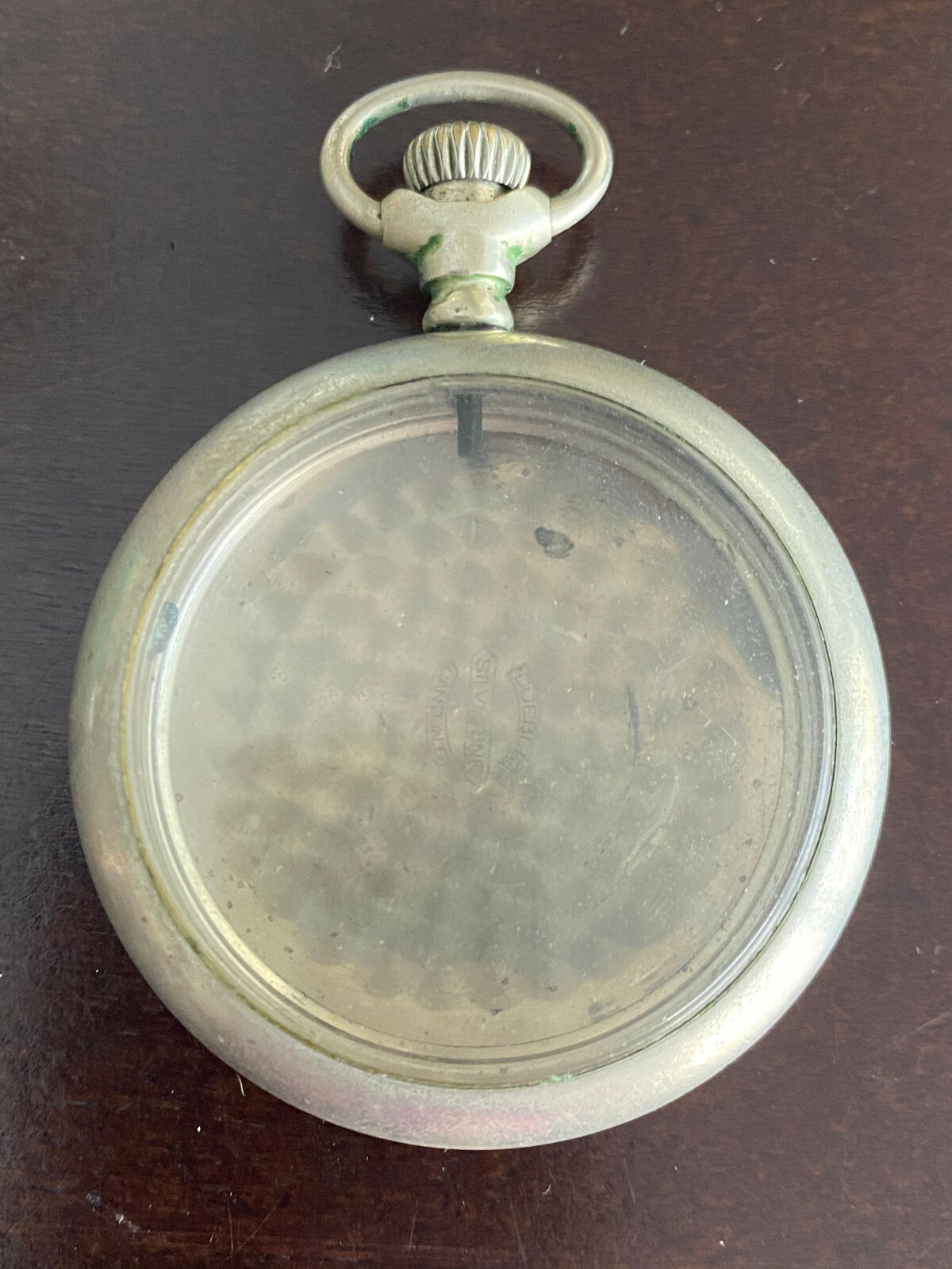 VINTAGE 18S DUEBER POCKET WATCH CASE ONLY. OPEN FACE, LEVER SET