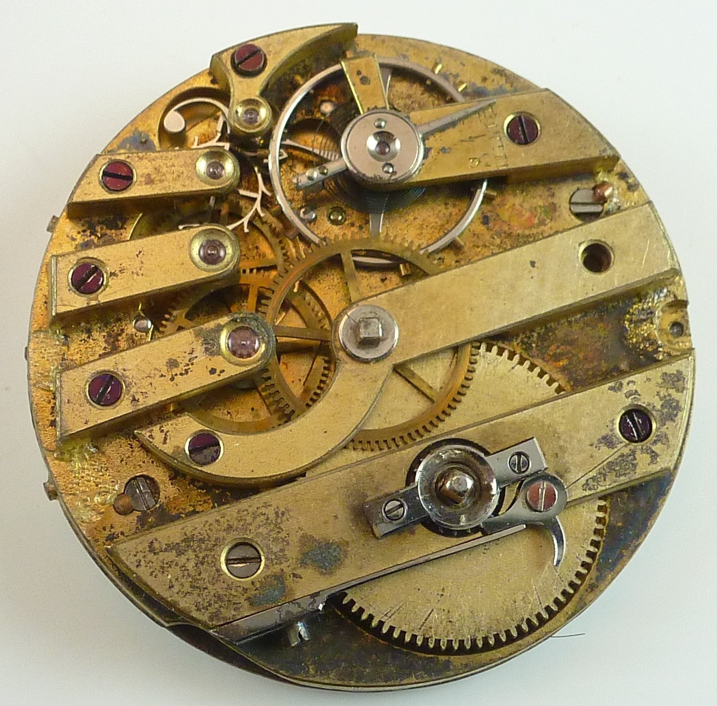 Jules Huguenin Pocket Watch Movement – Spare Parts / Repair