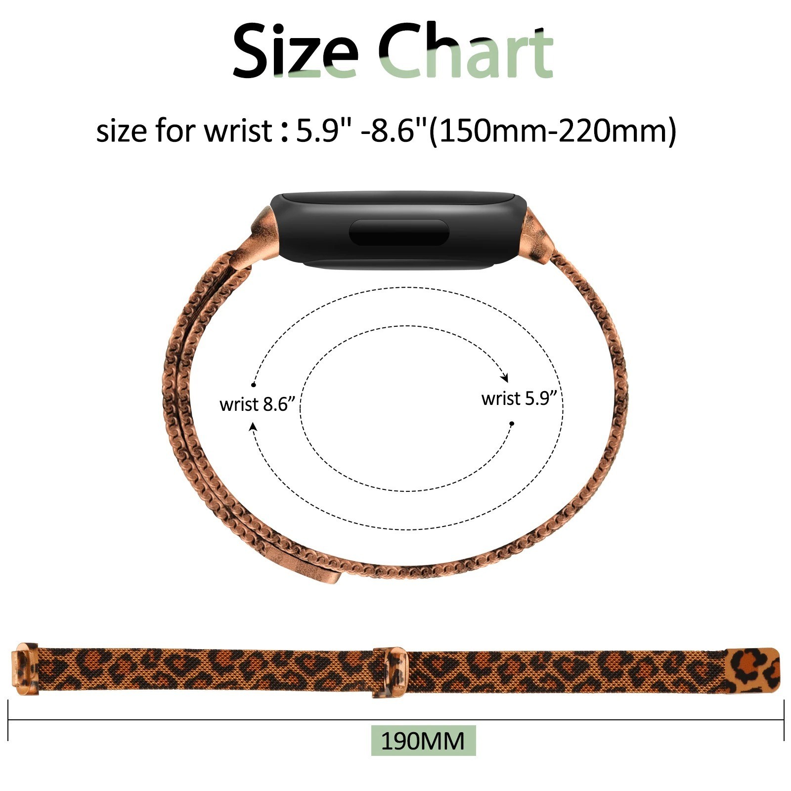 Magnetic Stainless Steel Band for Fitbit Inspire 3 Metal Mesh Watch Strap