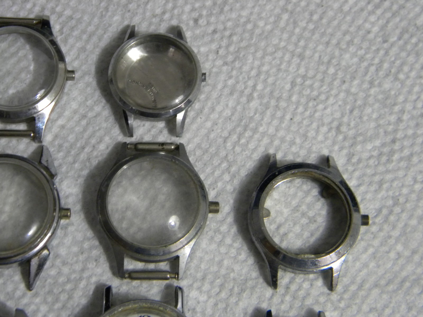Lot of Ladies Mostly Stainless Steel Wrist Watch Cases Watches and Partial Cases