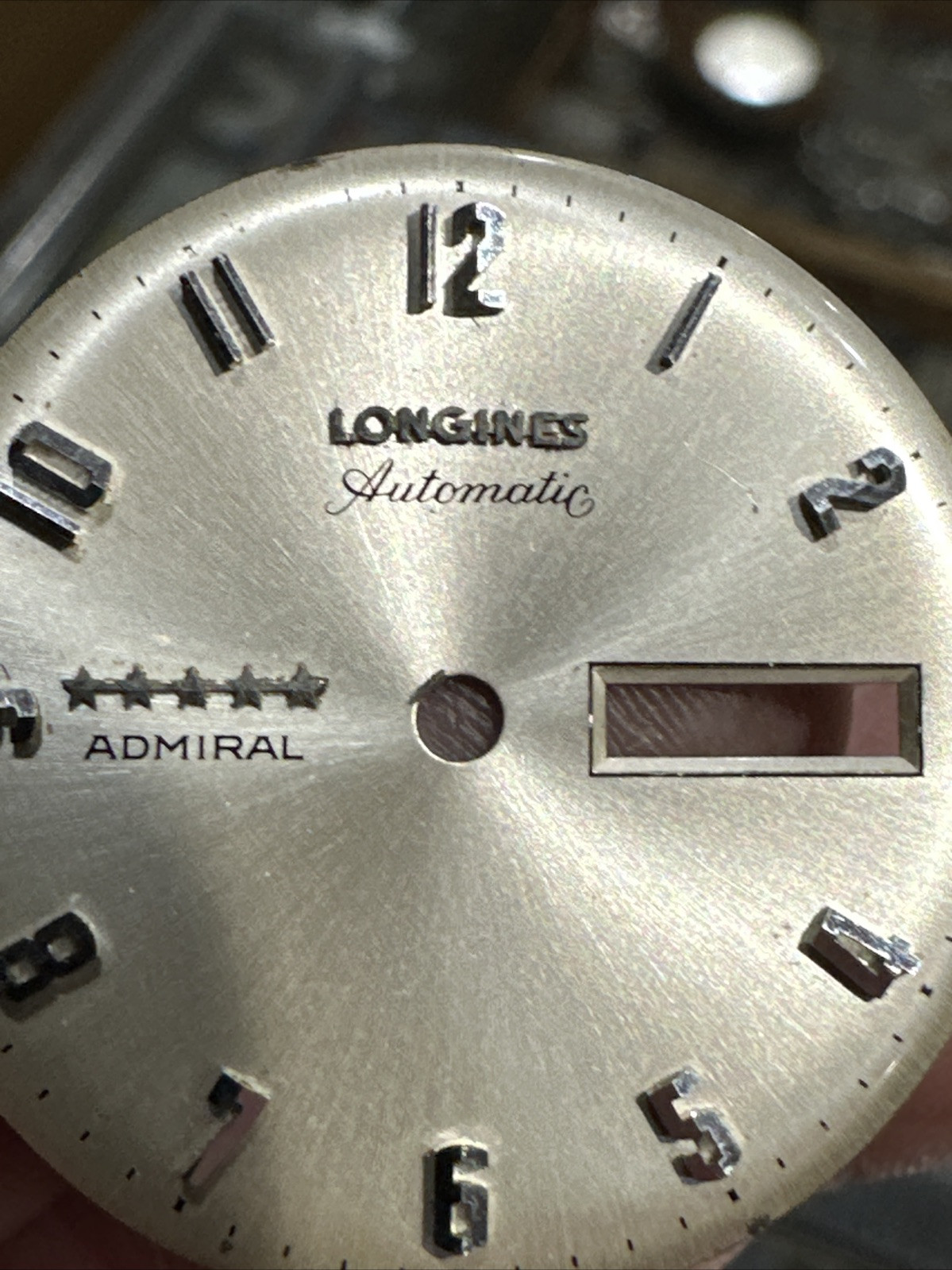 Longines Admiral Dial – Parts 5 star 9 o’clock mark