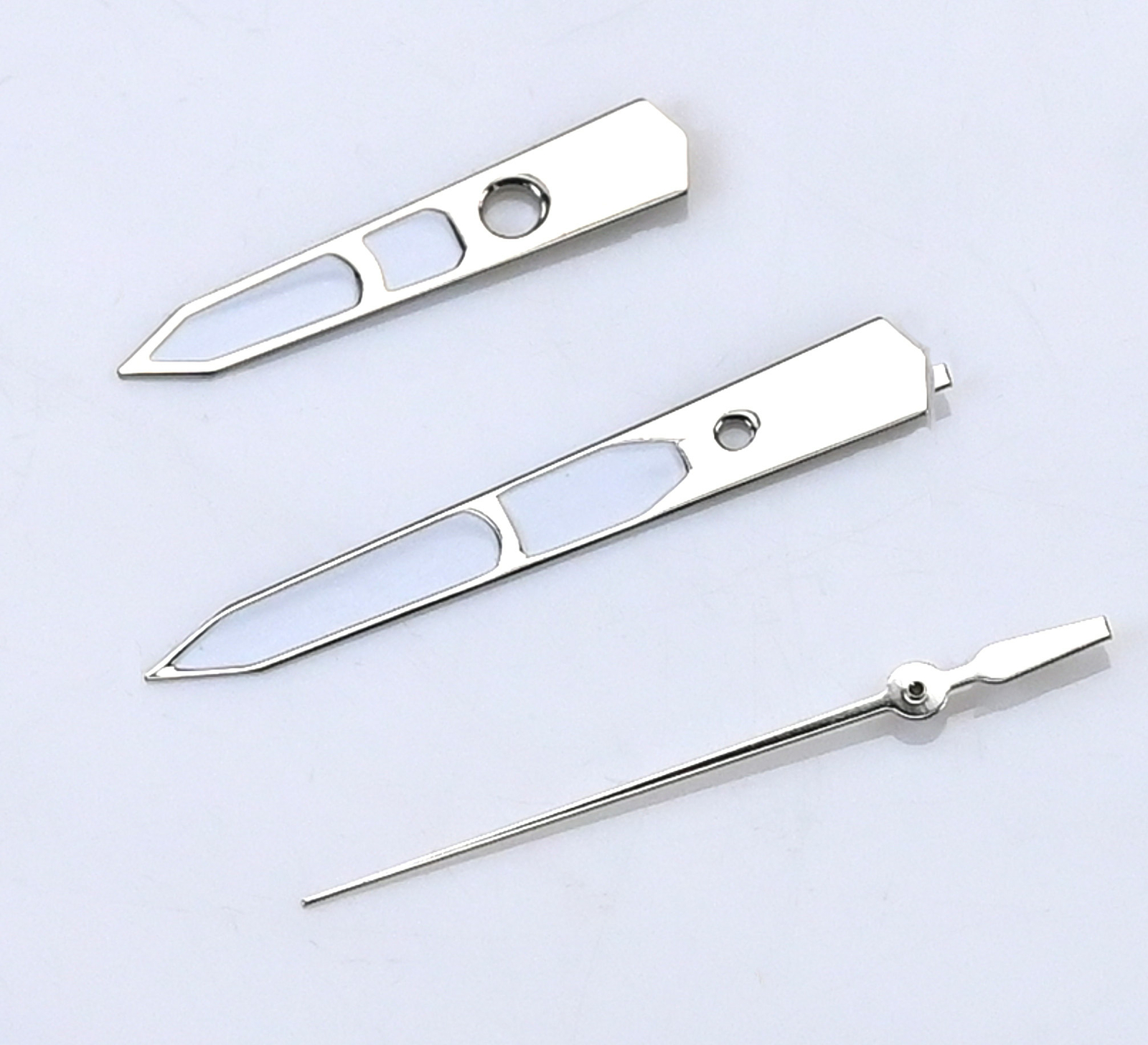 Silver Colour Quartz Watch Hands Set 120/70/17 ETA Fit 2035 Miyota Custom Homage