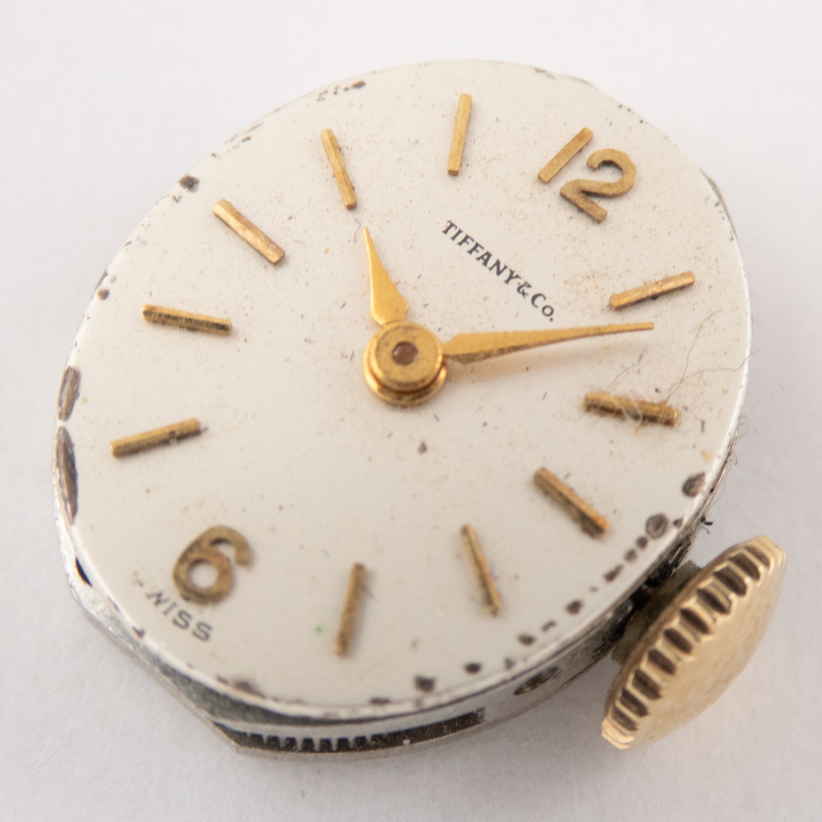 Vintage Tiffany & Co. 12.9 x 15.2 x 4.7 mm Wristwatch Movement