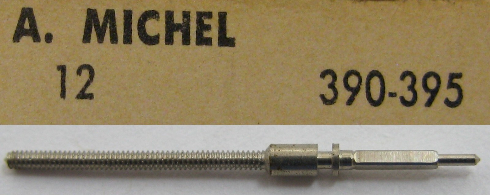 Michel 390 395 watch parts winding stem #401 Tap 10