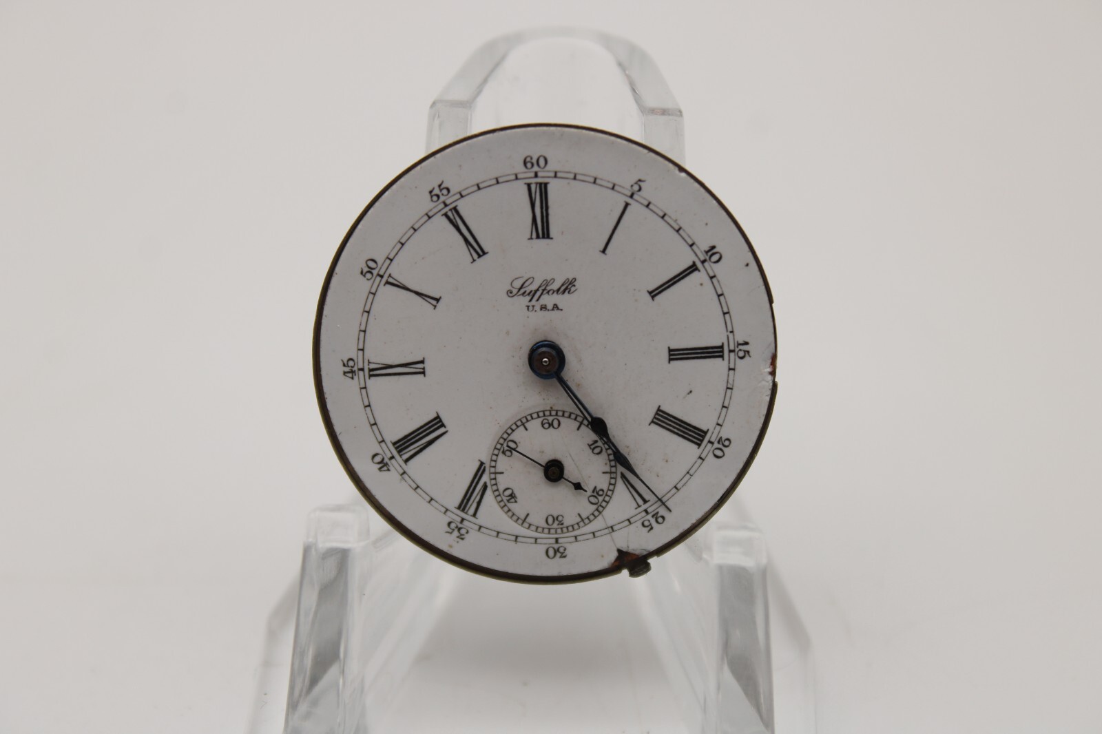 SUFFOLK POCKET WATCH MOVEMENT 201904 Gr. 176 0s 7j USA 29.3mm (KD2)