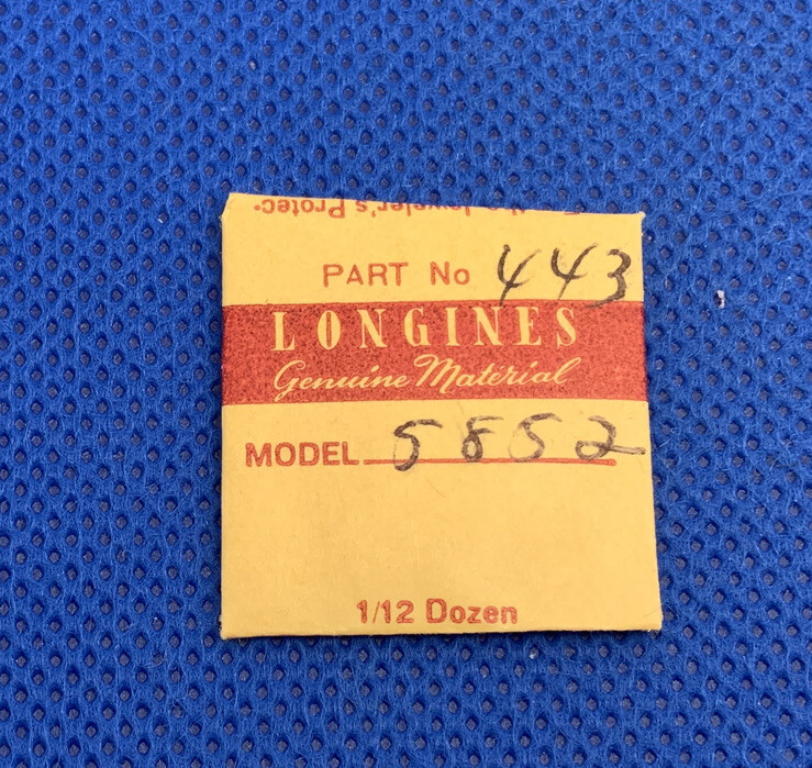 Longines 5852 Part # 443 Setting Lever. Sealed. New Old Stock. 40-45 R