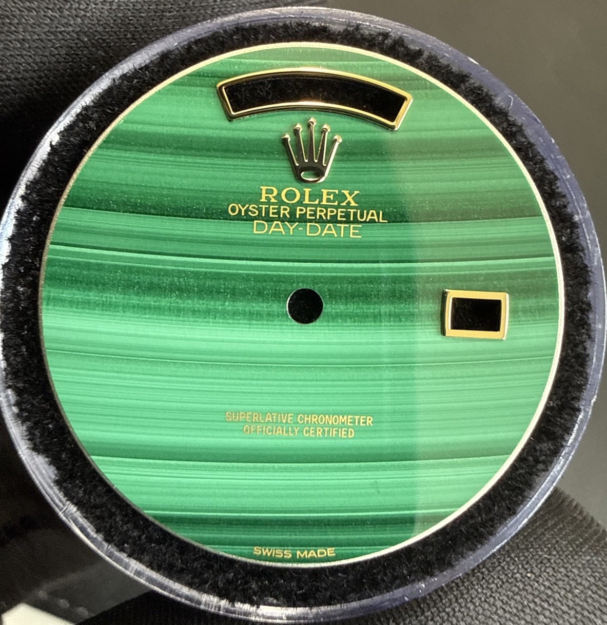 Rolex DayDate 36 Custom Malachite Stone Dial For Ref. 18238-18038-118238