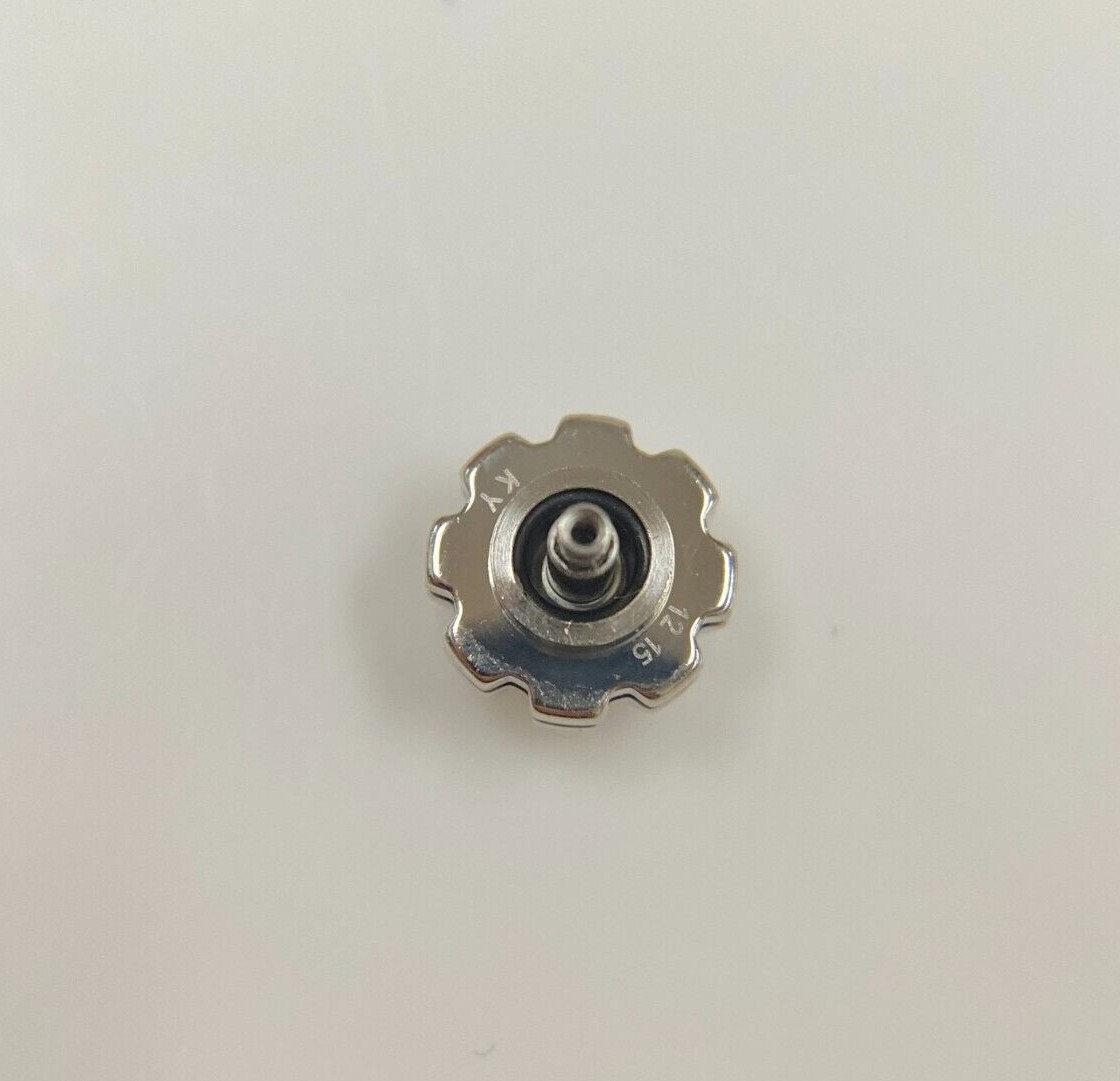 Genuine Tag Heuer 8mm Steel Crown WAZ2012 CAU2010 w/ Gasket & Tube #71B