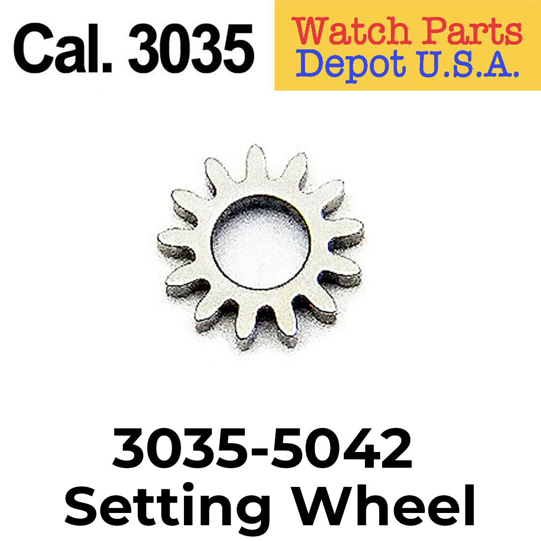 Rolex Caliber 3035-5042 – Setting Wheel Replacement Parts SWISS MADE