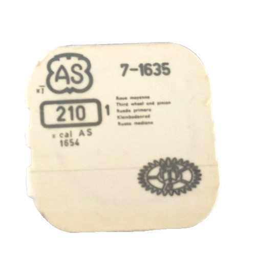 AS 1635 1654 Third Wheel Complete watch part #210