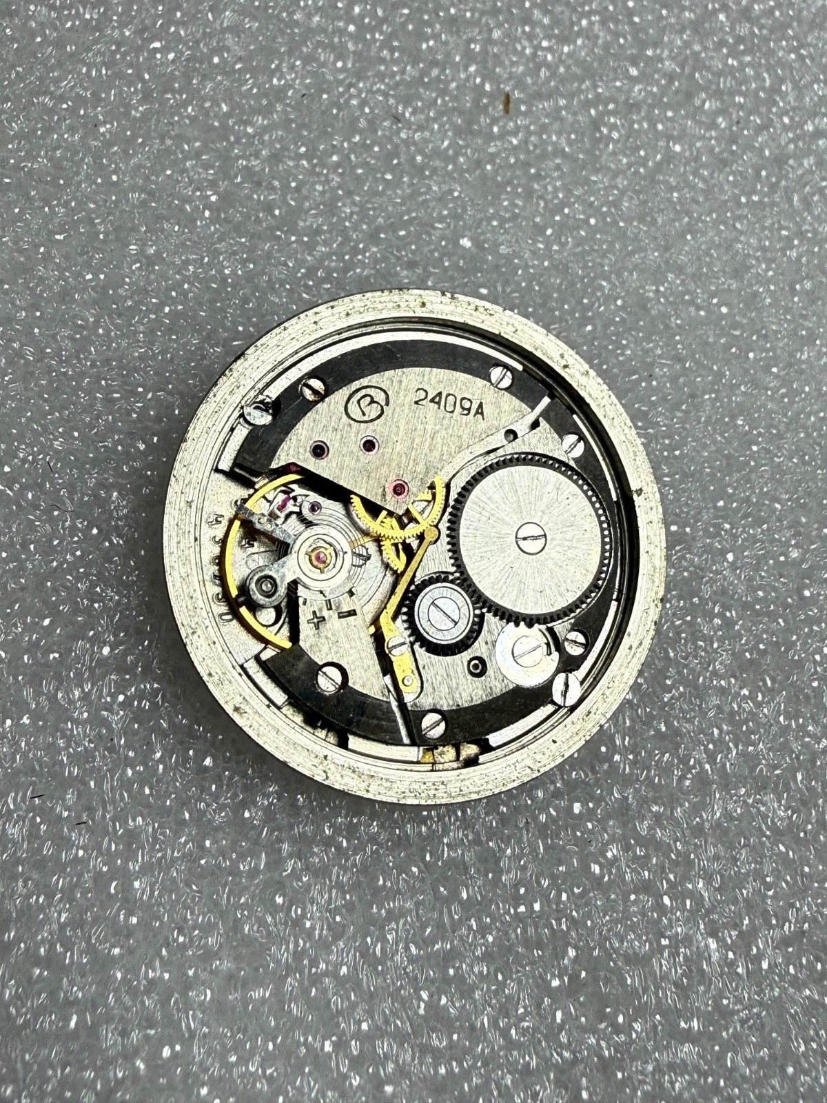 Watch movement USSR Vostok Cal.2409A plus Dial.For parts.