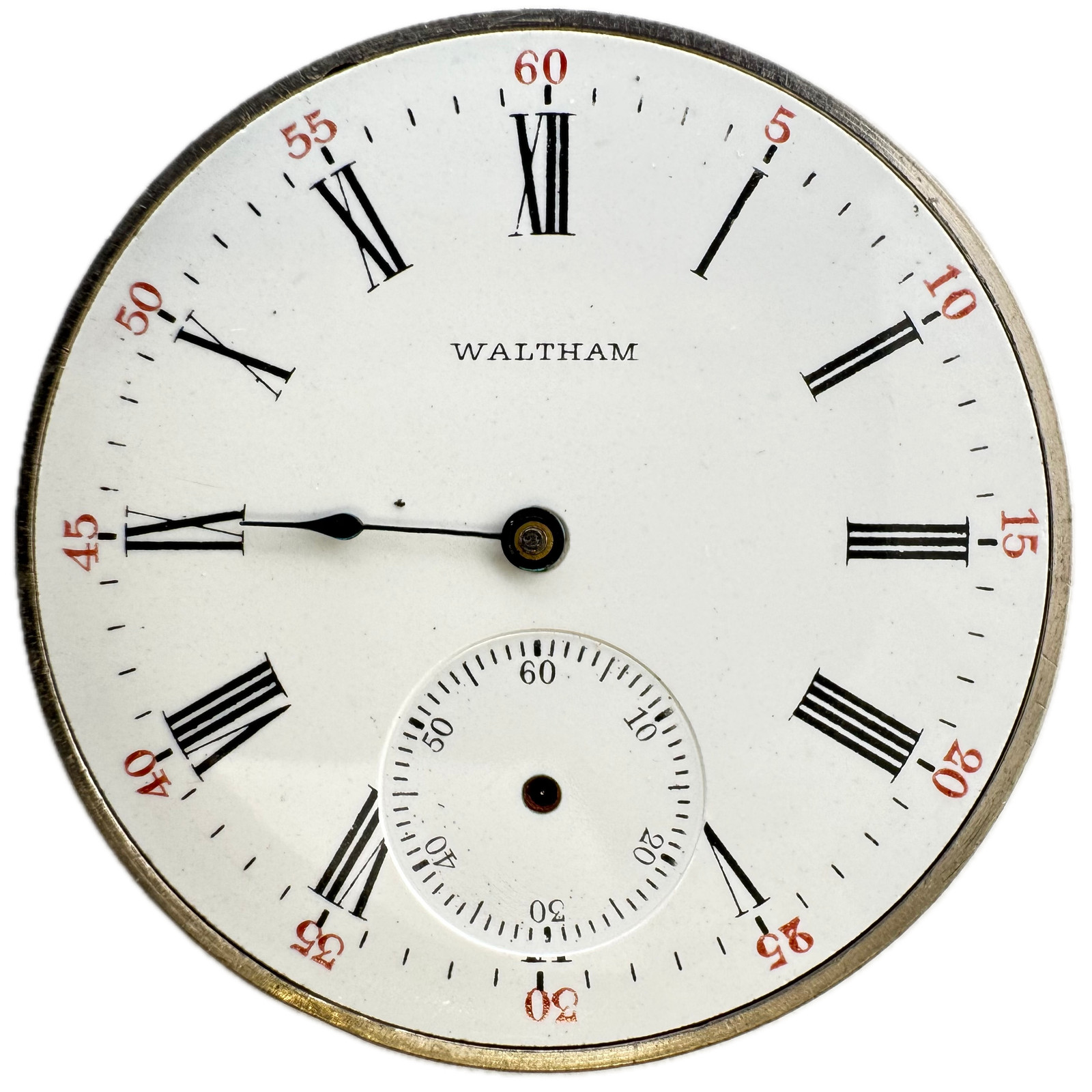 Antique 12s 1901 Waltham 1894 7J Mechanical Pocket Watch Movement 210 USA