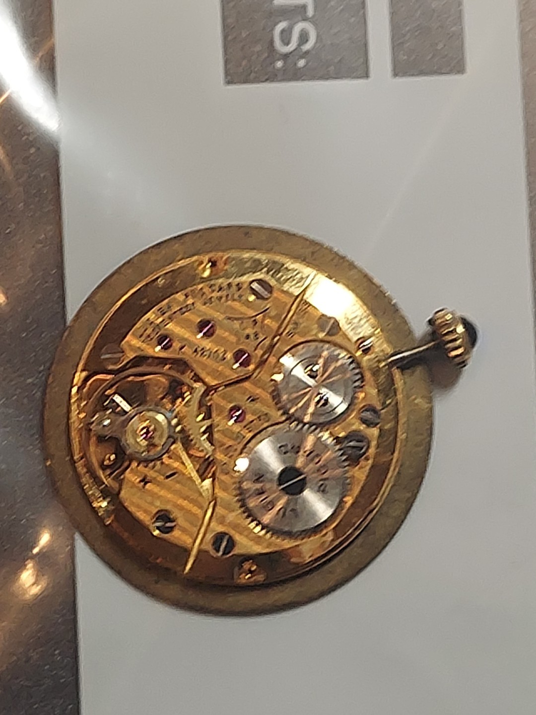 Lucien Piccard Lapiz Lazuli Dial Beautiful Cal 48 Mens 17 Jewels W. Movement