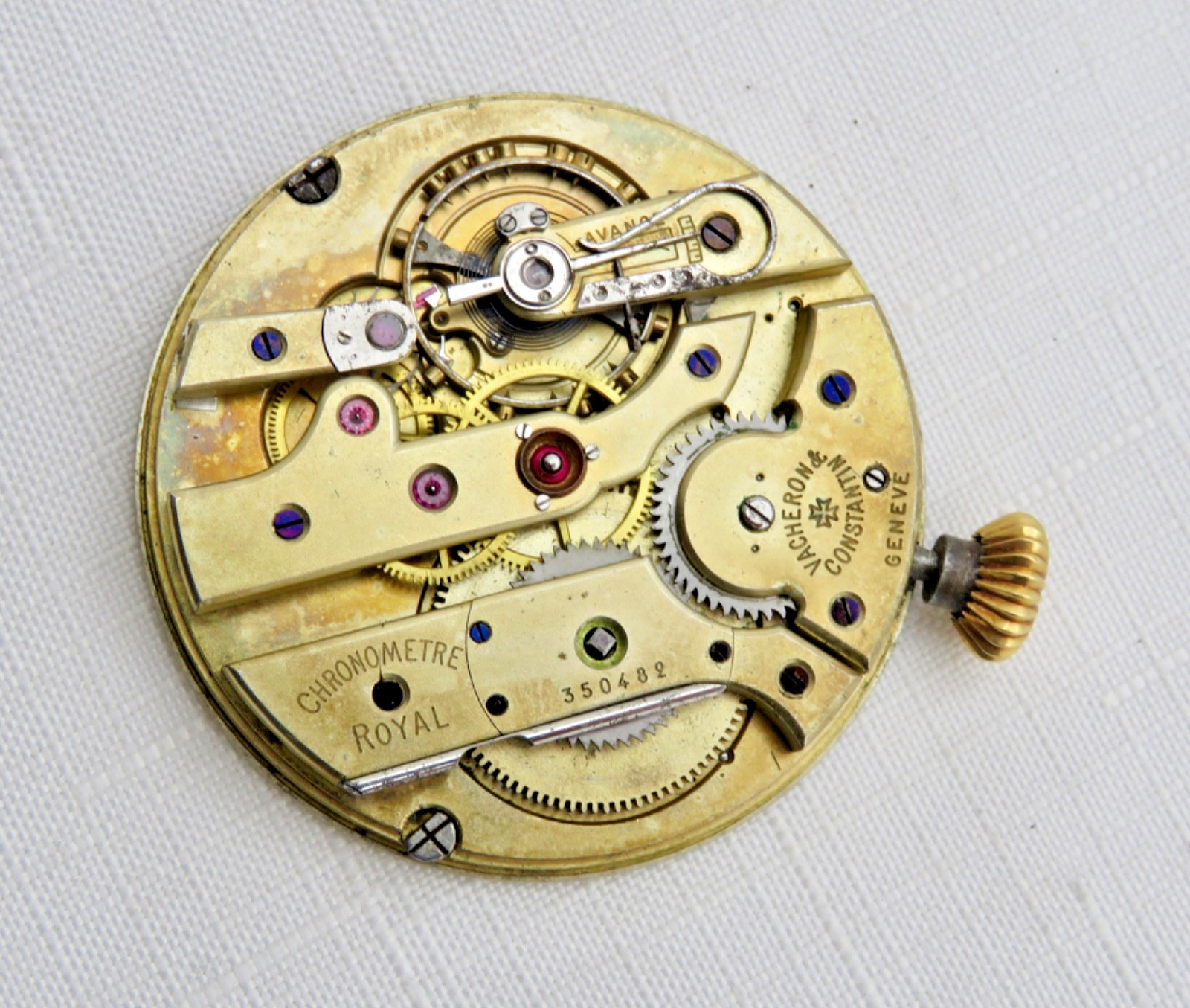 Vacheron and Constantin Chronometer Royal pocket watch Movement Dial & Hands