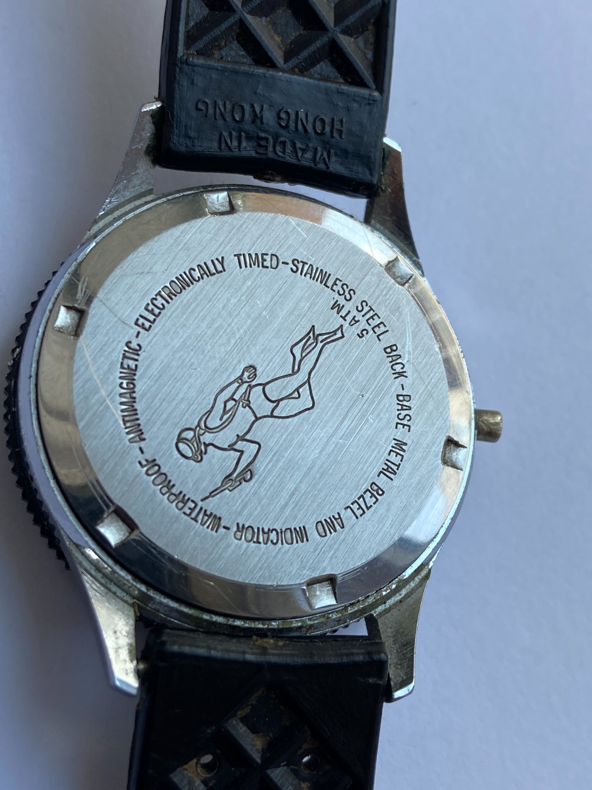 VINTAGE MEN WRIST WATCH SALE FOR PARTS DIVER ENDURA DATE CAL. EB 8800 1 JEWEL