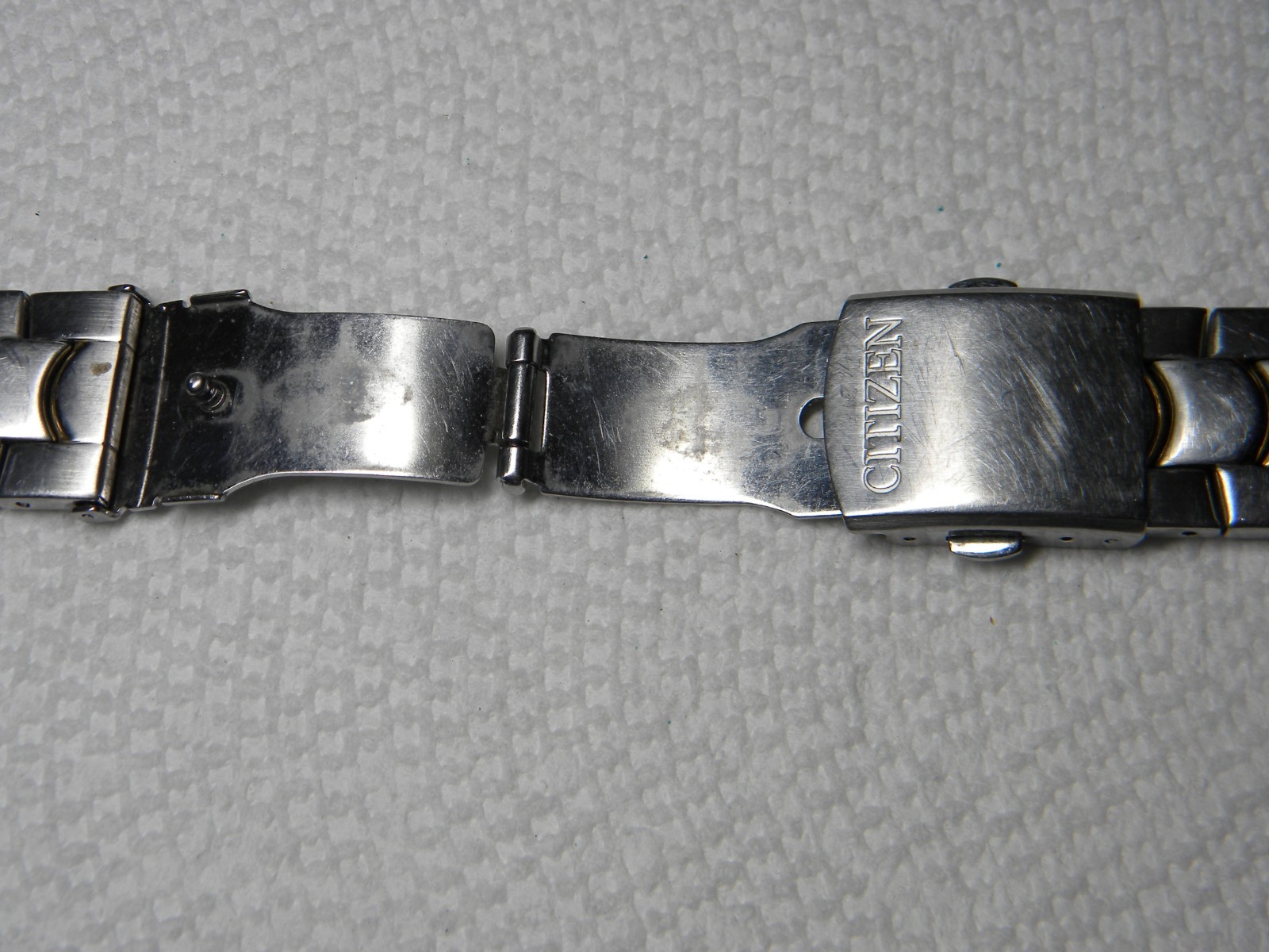 Marked Citizen Metal Stainless Steel Wrist Watch Band Only to Restore or Parts