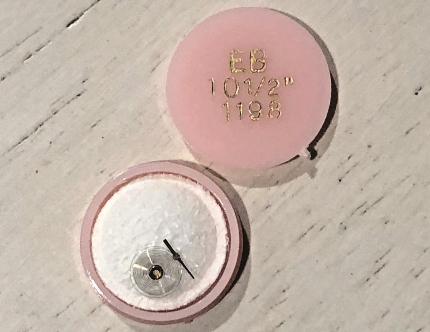 BETTLACH – EB – Hairspring New Old Stock part for EB caliber 1198