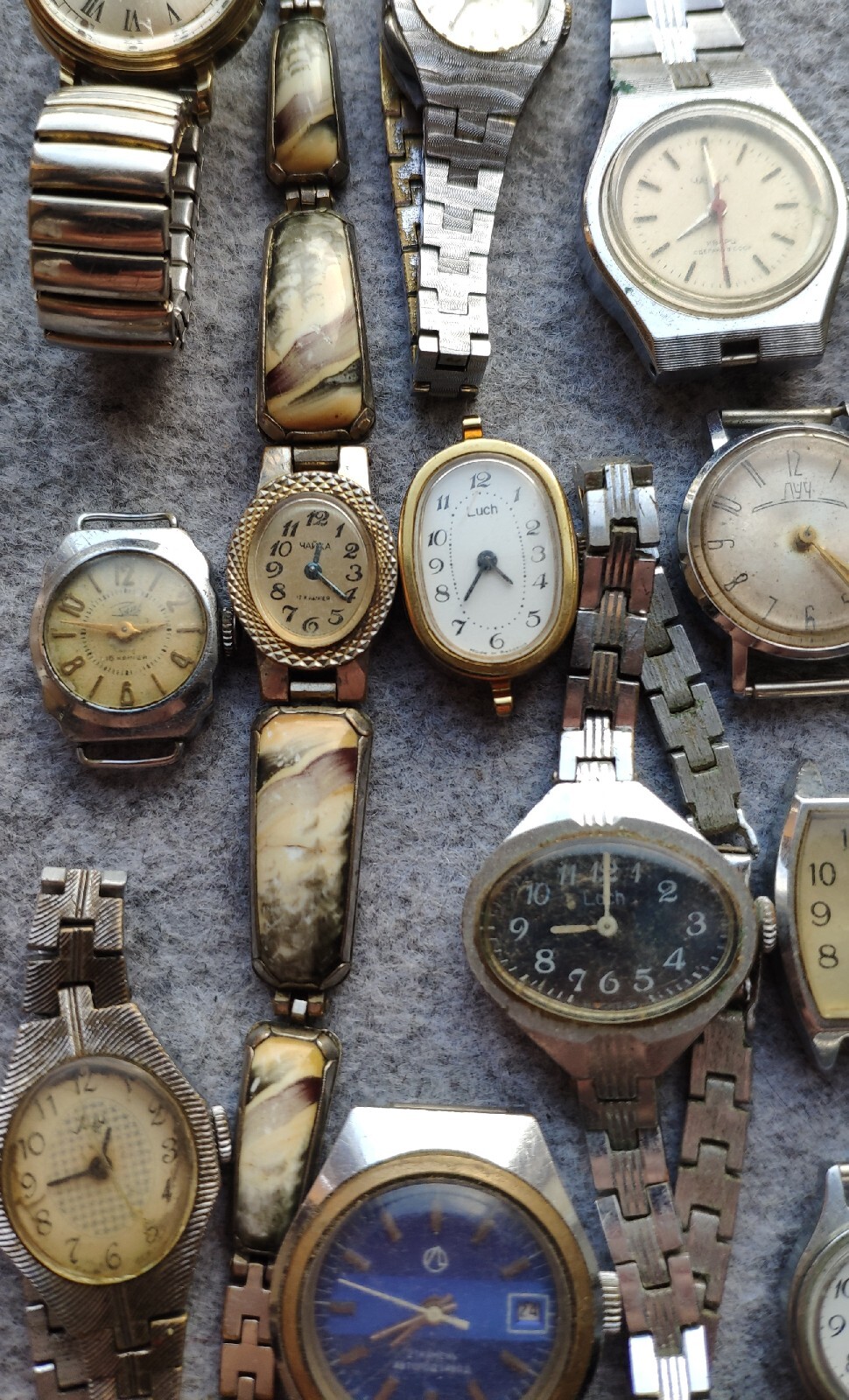 Spare Parts For Soviet Women Watches Vintage USSR Retro. 20 pcs