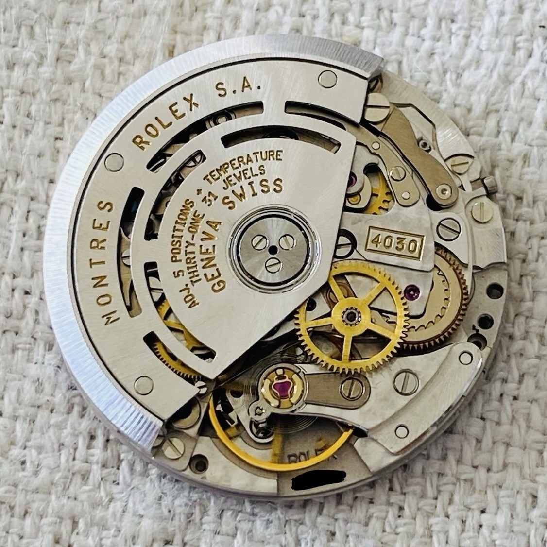 Rolex 4030 Zenith Movement For Daytona Model Ref 16520 16523 16528 16518 16519