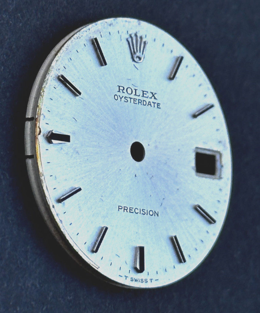 Vintage Rolex Oysterdate Precision Watch Dial For 6466