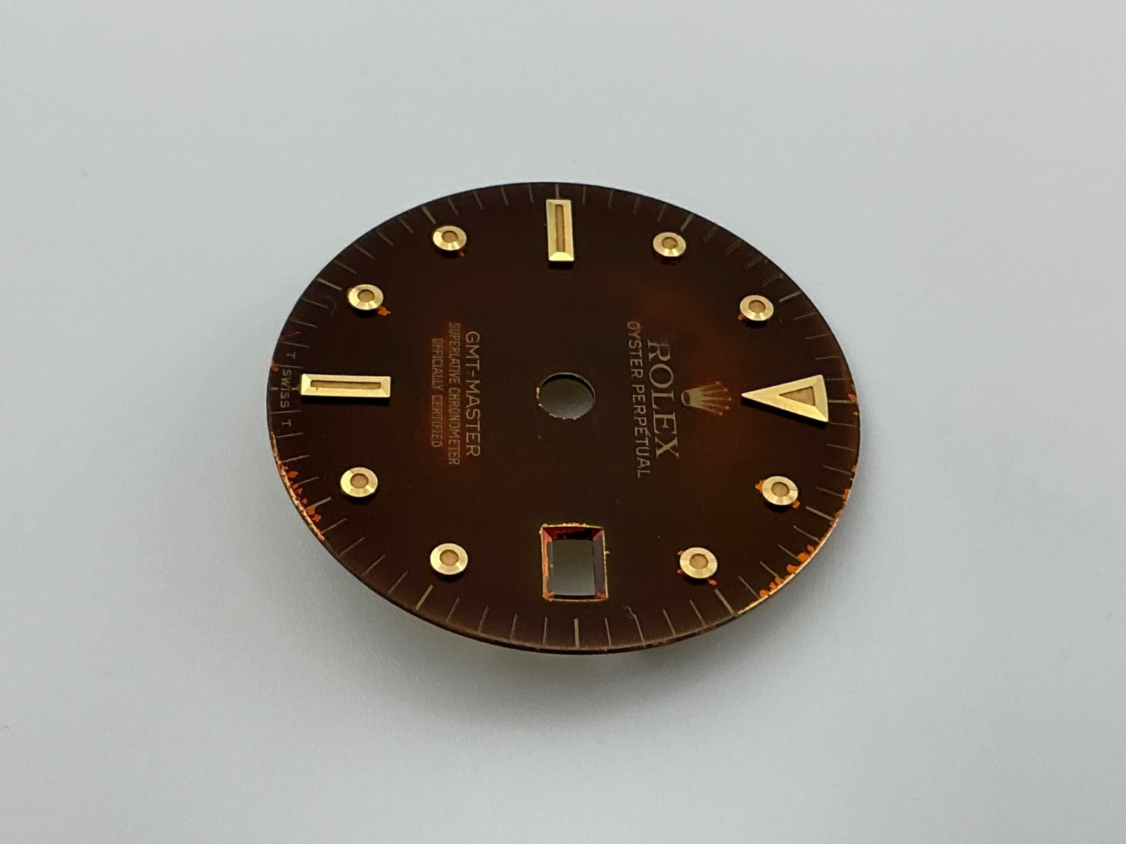Vintage Rare Color Tropical Men’s Rolex GMT Master 16753 16758 Nipple Dial