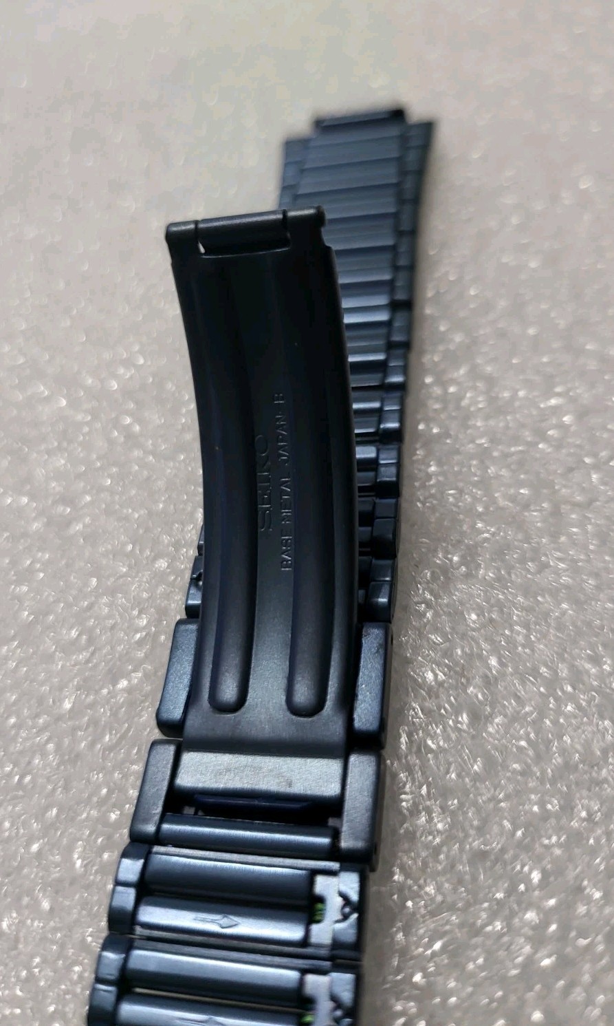 Seiko B1475.E base Metal Japan-B 21mm Link Bracelet Regular Length. Authentic
