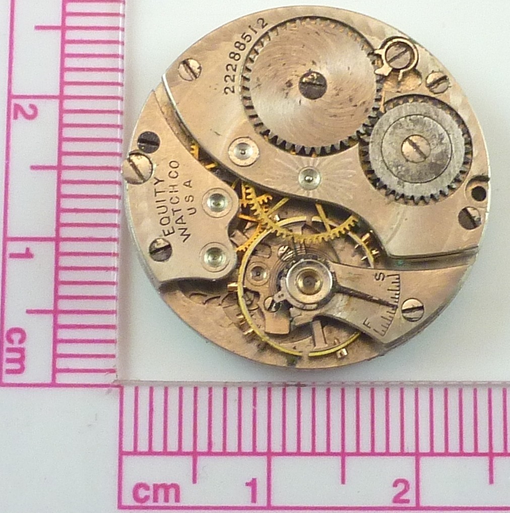 Vintage Equity Mechanical Wristwatch Movement – Parts / Repair