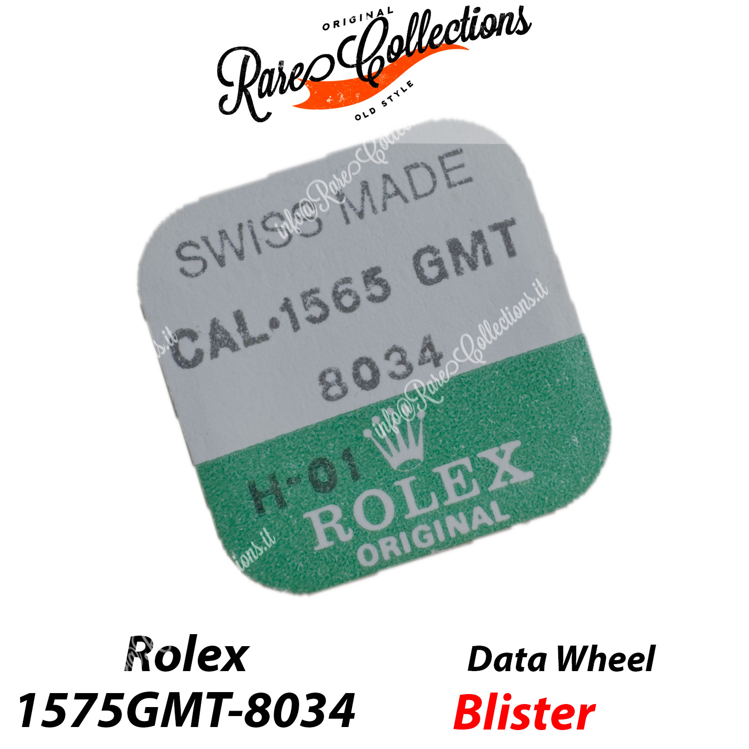 Rolex 1565 1575 8034 GMT Date Wheel Mounted Blister Date Wheel Mounted
