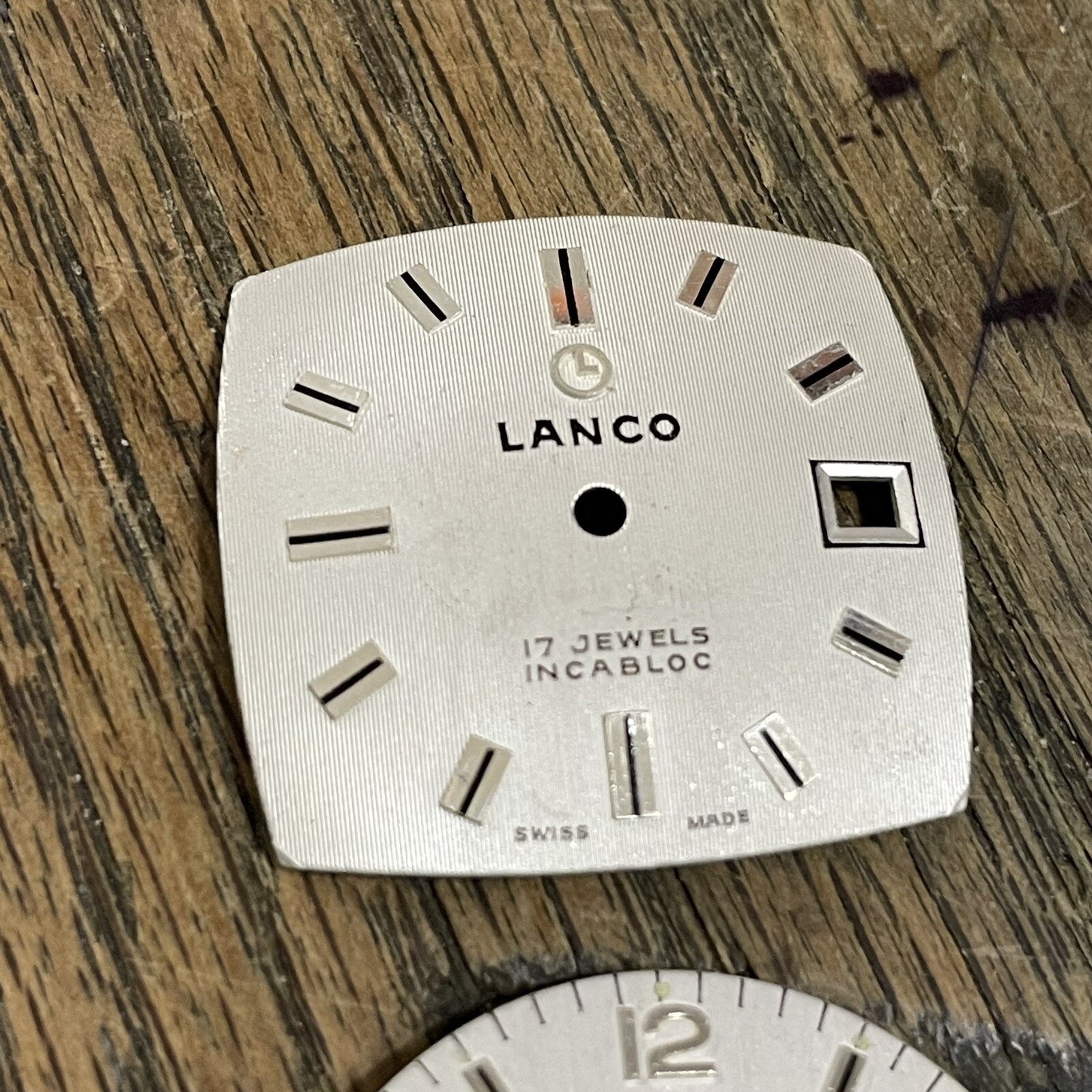 Lanco Watch Dials 17 jewels incabloc 29mm & 25mm x 26.5mm